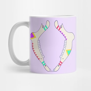 Pastel Deer Jaws Mug